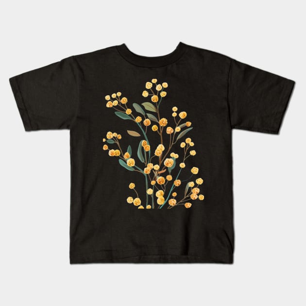 wattle Kids T-Shirt by MilkyBerry